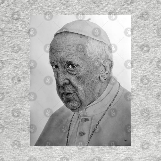 Pope francis pencil sketch by tepy 